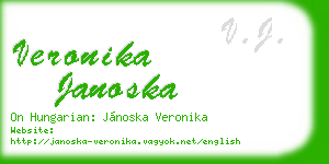 veronika janoska business card